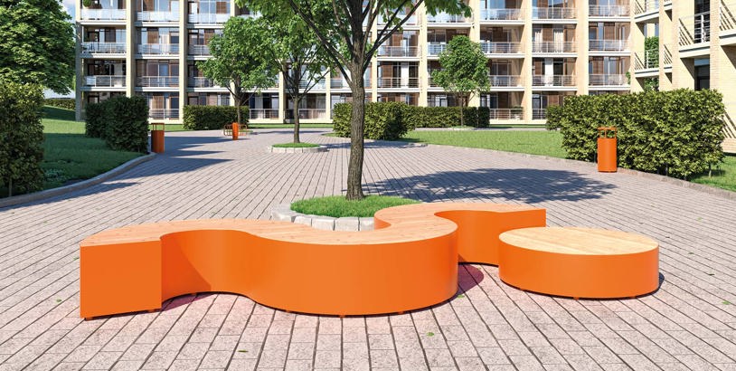 Möbelfamiljen DELPHINUS - Modulär och lekfull design inbjuder till gemenskap